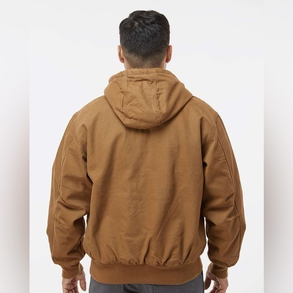 Heavy Cotton Canvas Work Jacket - Color: Saddle Brown - Sizes: XS-XL - Picture 3 of 3